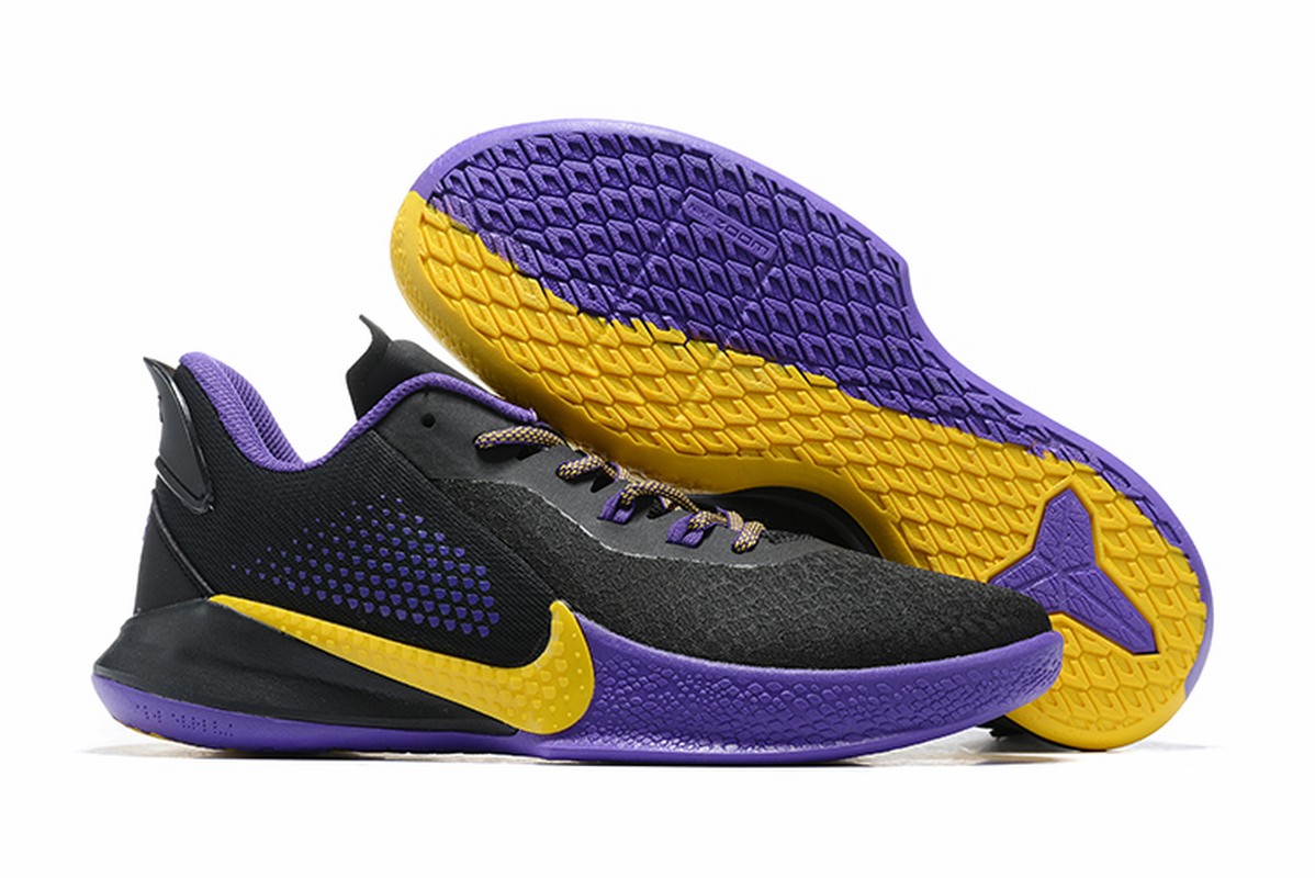 Nike Kobe Mamba Focus 6 Shoes Black Purple Yellow